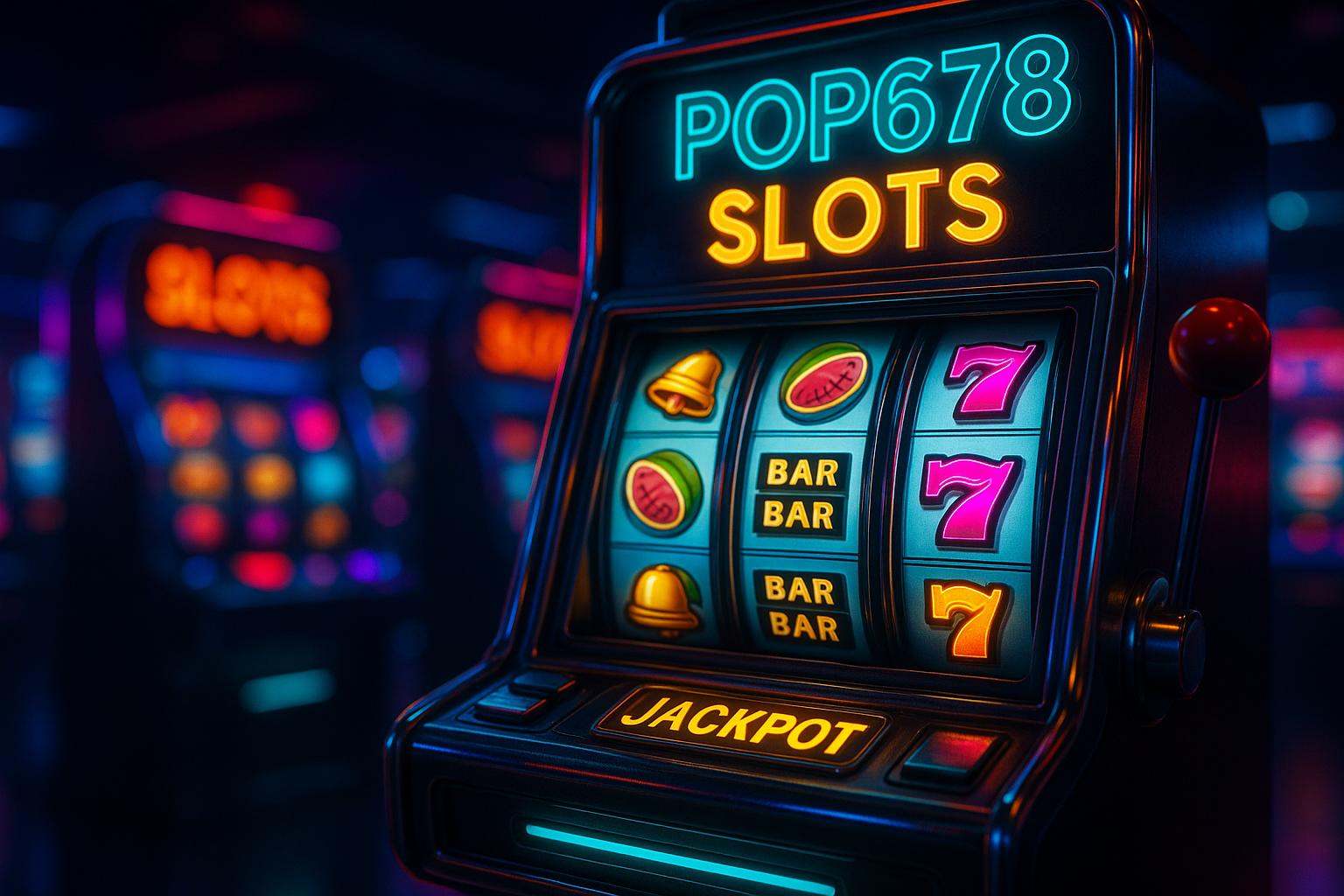Explore o mundo das slot machines no POP678 Casino
